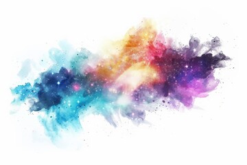 Cosmic wonders: a vibrant galaxy filled with colorful stars and nebulas