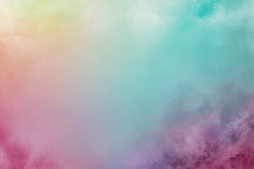 Obraz premium Pastel Mint Berry Aqua Abstract Background with Color Gradient and Textured Ambiance