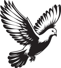 Obraz premium pigeon vector design clipart flat style artwork