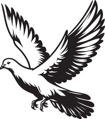 Fototapeta premium pigeon vector design clipart flat style artwork