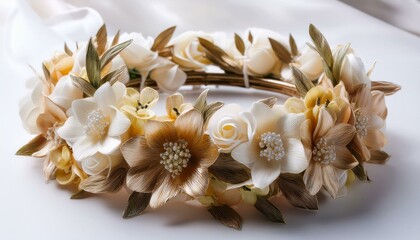 美しい花の冠