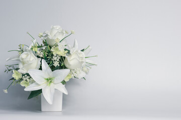 flowers craft in vase