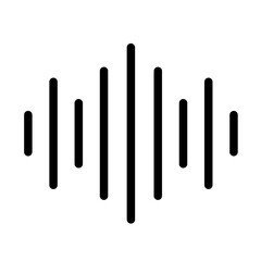 Sound wave, Audio, Music and Sound solid icon