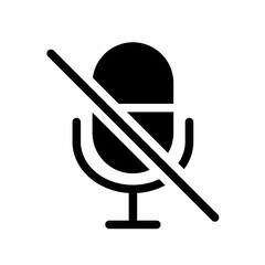 Mute, Audio, Music and Sound Solid Icon