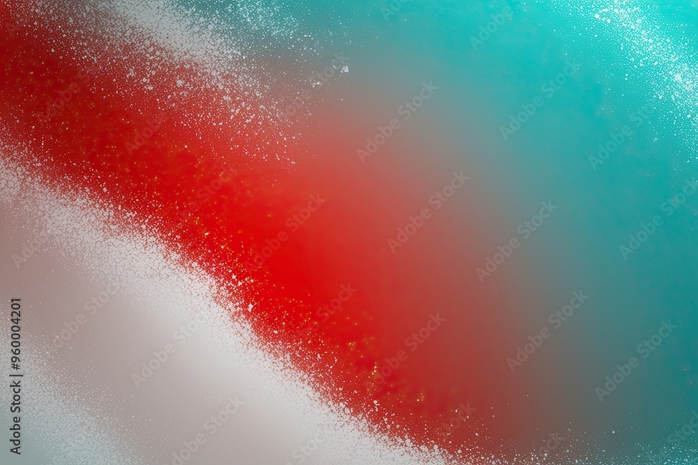 Poster vibrant turquoise red and white gradient background with smooth blend and dynamic texture