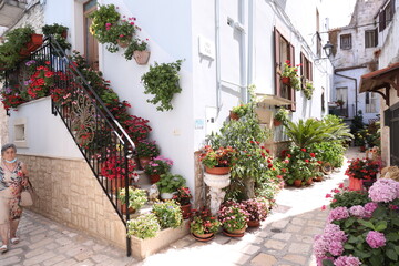 casamassima, bari, blue town, italy
