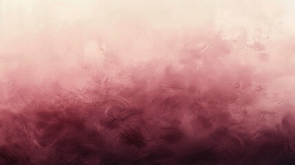Fototapeta premium Maroon to blush pink gradient wallpaper with smoky white strands romantic and serene