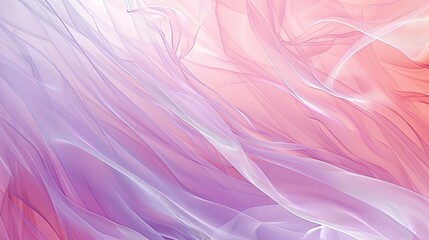 Obraz premium Pale pink blending into lavender with faint smoky silver accents on dreamy wallpaper