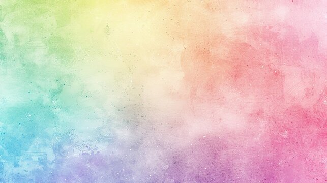 A rainbow gradient of pastel hues with fine canvas texture adding whimsy to backdrop