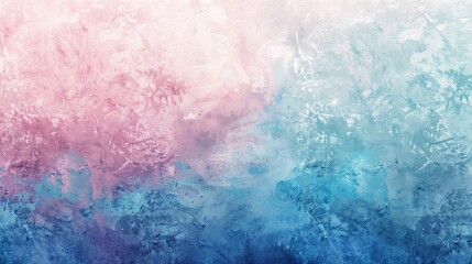 Obraz premium Soft pastel ombre wallpaper of blues and pinks with smooth watercolor texture