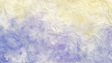 Obraz premium Soft periwinkle and yellow wallpaper with subtle lines and fibrous canvas texture