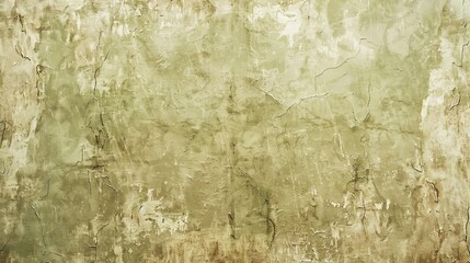Fototapeta premium A natural olive green and beige wallpaper with rough cardboard texture and fibers