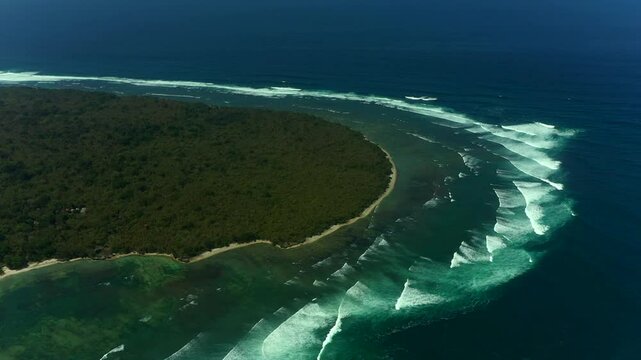 Island landscape ocean G-land Nature