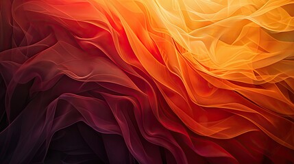 Obraz premium Warm colors blend into a dark twilight creating a tranquil backdrop scene