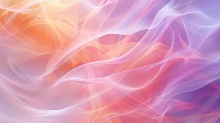 Obraz premium Smooth pastel colors blend in a retro gradient backdrop for a nostalgic feel