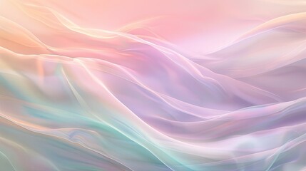 Soft gradient wallpaper featuring pastel hues and smooth cascading waves as backdrop