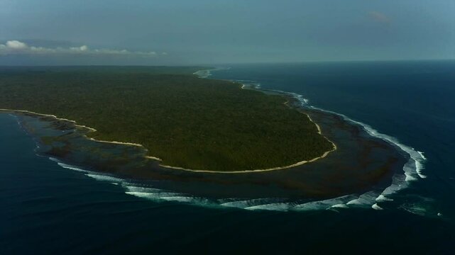 Island landscape ocean G-land Nature