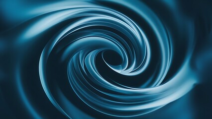 Abstract blue background, beautiful lines and blur