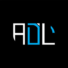 ADL logo design, ADL simple and modern logo.
 ADL luxurious alphabet design