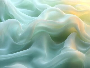 Fototapeta premium A smooth gradient background with a soft white light blending into pastel orange and yellow