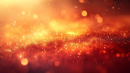A smooth gradient background with a central light source transitioning into warm orange hues