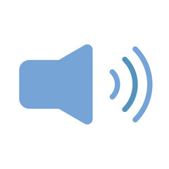 Loud Speaker, Audio, Music and Sound Flat Icon
