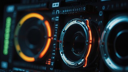 Fototapeta premium tehcno background