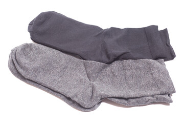 man's socks, isolated on white