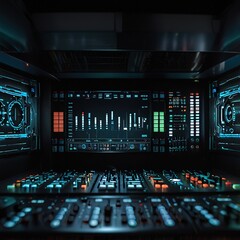 Obraz premium tehcno background