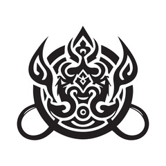 Creative Religion Silhouette Vector Logo Design