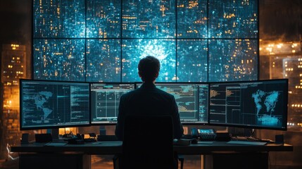 Futuristic Control Center