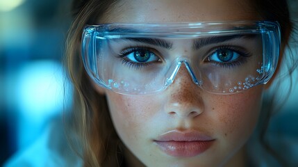 Cropped shot of a Girl scientist fun science experiments for kids, science lab.