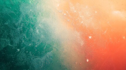 Fototapeta premium orange teal green pink abstract background