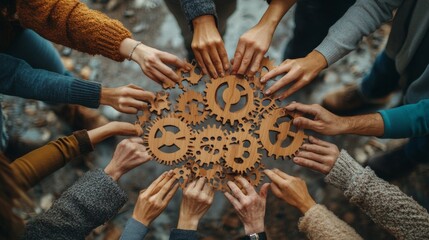 Teamwork Collaboration Concept