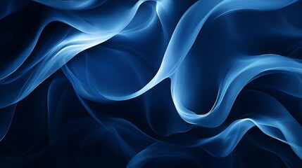 Obraz premium Abstract Blue Swirling Background