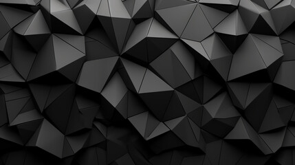 Fototapeta premium A paper triangular shaped gray modern digital abstract wallpaper