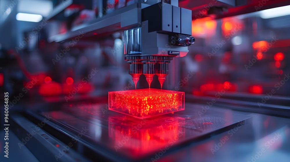 Aufkleber advanced bioprinting technology creating cellular structures for medical research