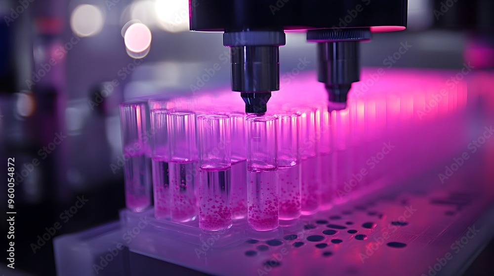 Aufkleber ai powered biotech lab monitoring cell growth through advanced microscopy