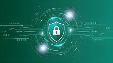 Fototapeta premium security shield, and quality control. Certification. Business, technology, internet and networking concept,abstract technology background
