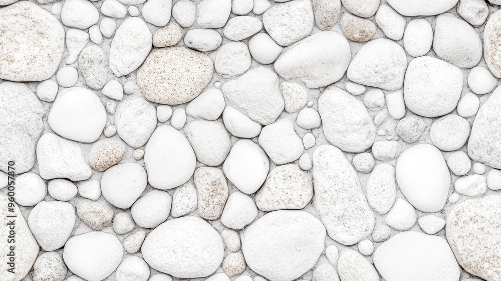 Poster a collection of smooth gray pebbles with hints of color creates a visually appealing texture ideal f