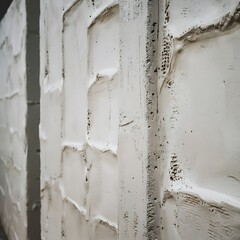 White painted cement wall texture