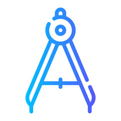 compass gradient icon