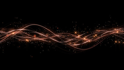 背景 アブストラクト ウェーブ 輝き