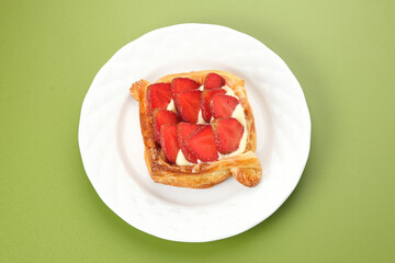 Strawberry Cream Cheese Danish Pastry

