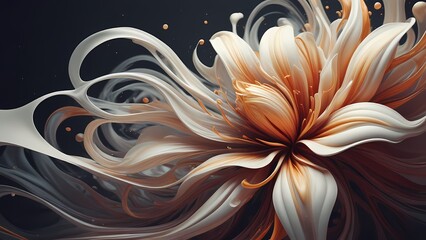 fractal flower background