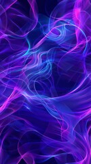 abstract wavy lines blue and purple background