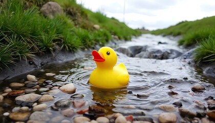 yellow duck background 