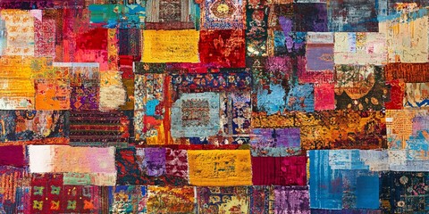 Abstract background in ethnic style