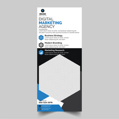 Corporate Business Moden stylish Roll Up Banner Design Template