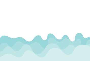 Blue Wave Lines Pattern Abstract Background. Modern Banner. Wallpaper. Frame. Vector Illustration. Technology Backdrop